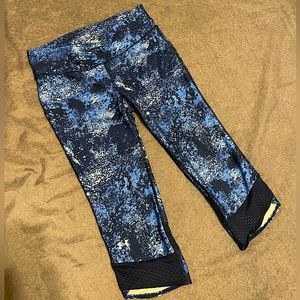 UnderAmour Galaxy Print Athletic Leggings